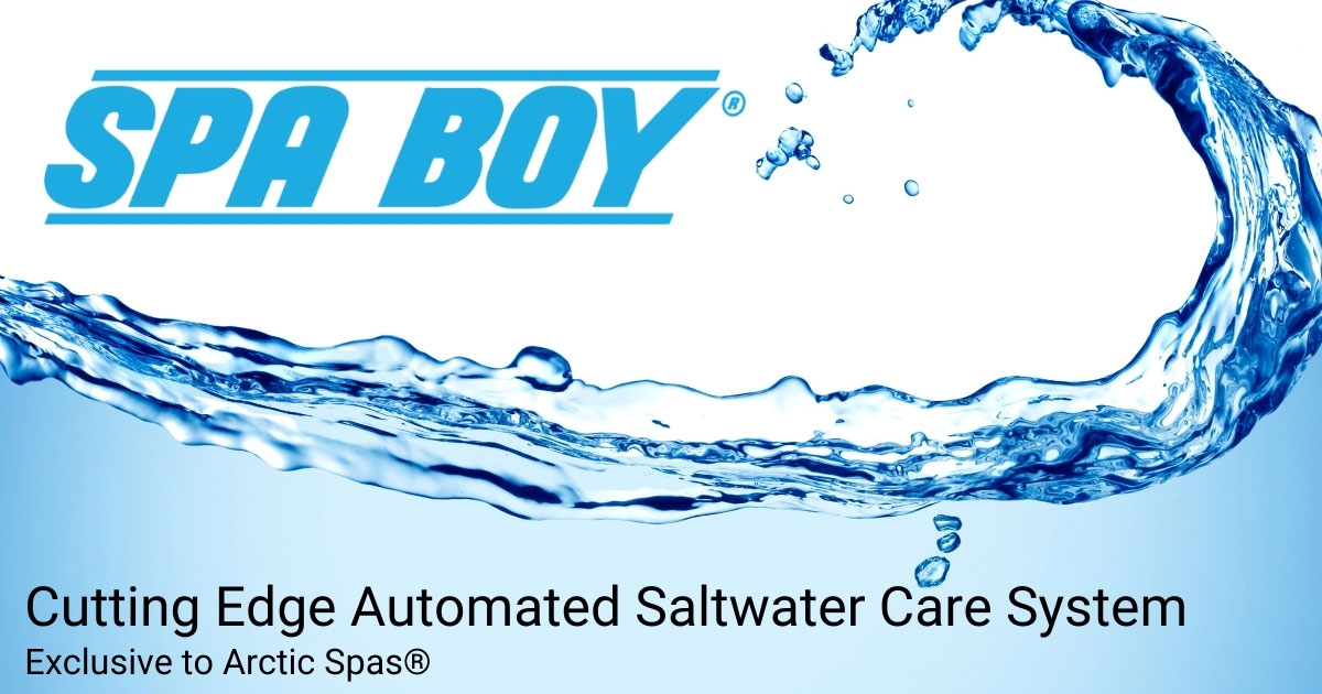 one-touch automated care: spa boy® saltwater system